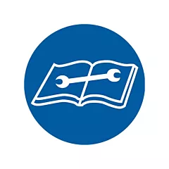 Accuform Signs Wash Hands ISO Mandatory Safety Labels