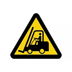 Accuform Signs Forklifts ISO Warning Safety Labels