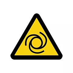 Accuform Signs Automatic Start-Up ISO Warning Safety Labels