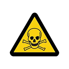 Accuform Signs Toxic Material ISO Warning Safety Labels