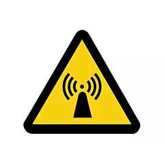Accuform Signs Non-Ionizing Radiation ISO Warning Safety Labels