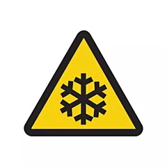 Accuform Signs Low Temperature ISO Warning Safety Labels