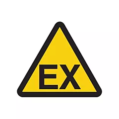 Accuform Signs Explosive Atmosphere ISO Warning Safety Labels