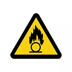 Accuform Signs Oxidizing Substance ISO Warning Safety Labels