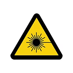 Accuform Signs Laser Beam ISO Warning Safety Labels
