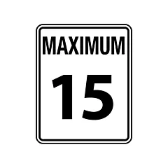 Accuform Signs Speed Limit Sign