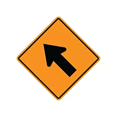Accuform Signs Closed Lane Temporary Conditions Sign, 36