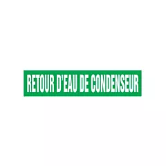 Accuform Signs Marqueur de tuyau 