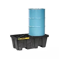 Justrite EcoPolyBlend™ Spill Control Pallets - With Drain