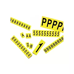 Accuform Signs Individual Adhesive Number Markers