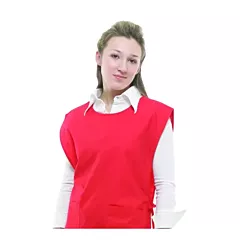 AP382 - MOBB Cobbler Apron, 65/35 Polyester/Cotton, 5.0 oz.,Red