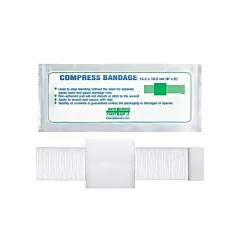 First Aid Compress Bandage 15.2cm x 15.2cm (6