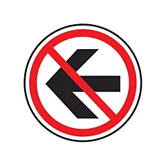 Accuform Signs Enseigne de sécurité CSA - défense de tourner