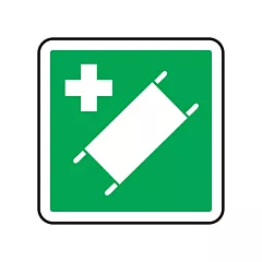 Accuform Signs Enseigne de sécurité CSA - civière pour premiers soins, 12