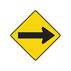 One Way Arrow Traffic Sign, 24