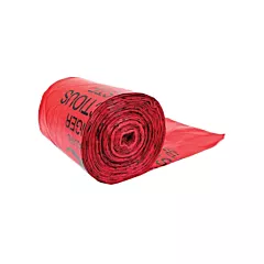 Justrite Sacs de déchets à biorisques, 24