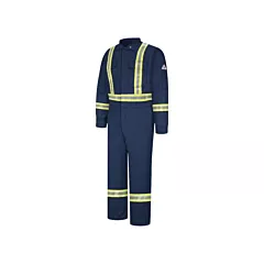 Bulwark Flame-Resistant Coveralls with Reflective Trim