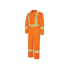 Bulwark Flame-Resistant Coveralls with Reflective Trim