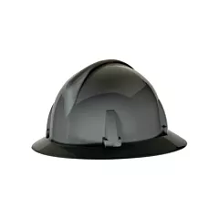 MSA Casques de sécurité à bordure complète TopGard(MD), Rochet, Gris, Non ventilé, CSA type 1/ANSI type I, CSA classe E/ANSI classe E (475388)
