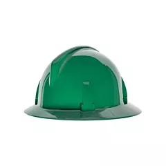 MSA Casques de sécurité à bordure complète TopGard(MD), Rochet, Vert, Non ventilé, CSA type 1/ANSI type I, CSA classe E/ANSI classe E (475391)