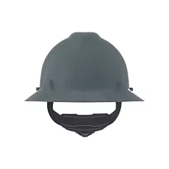 MSA V-Gard® Full Brim Hardhat, Ratchet, Grey, Non-Vented, CSA Type 1/ANSI Type I, CSA Class E/ANSI Class E (475367)