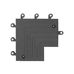 Wearwell ErgoDeck® Mat Inside Corner No. 560 (560.78X6X9X9BK)