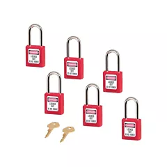 Master Lock 410 Series Zenex™ Padlocks - Set of Six, 1-1/2