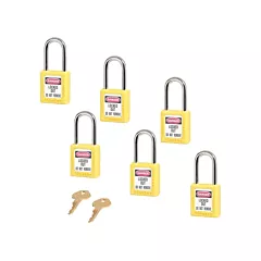 Master Lock 410 Series Zenex™ Padlocks - Set of Six, 1-1/2