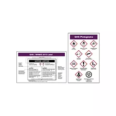 Accuform Signs GHS/WHMIS 2015 Wallet Card