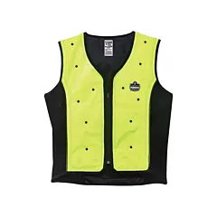 Ergodyne Chill-Its® 6685 Dry Evaporative Cooling Vests, High Visibility Lime-Yellow, Medium (12673)