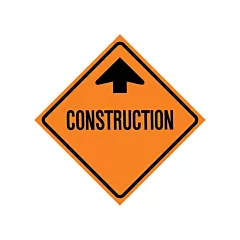 CCI Canada Construction Ahead Roll-Up Traffic Sign, 36
