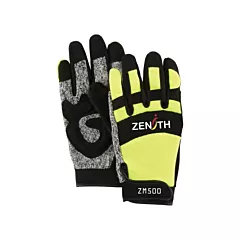 Zenith Safety Products ZM500 High-Visibility Cut-Resistant Mechanic's Gloves