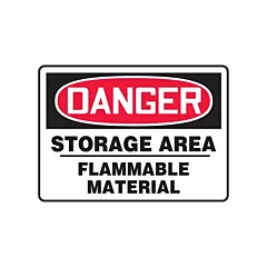 Accuform Signs Enseigne « Storage Area Flammable Material »