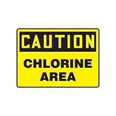 Accuform Signs Enseigne « Chlorine Area », 10
