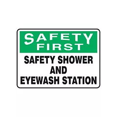 Accuform Signs Enseigne « Safety Shower And Eyewash Station »