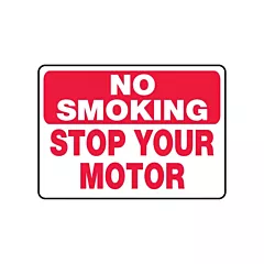 Accuform Signs Enseigne « Stop Your Motor », 10