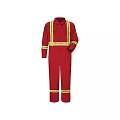 Bulwark Flame-Resistant Deluxe Coveralls with Reflective Trim