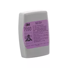3M 7093 Respirator Filters, Particulate Filter, P100 Filter, 6000 Series Half Facepiece/6000 Series Full Facepiece/7000 Series Half Facepiece (7093B)