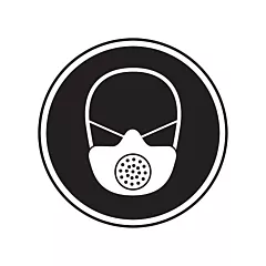 Accuform Signs Respiratory Protection Required CSA Safety Sign, 12