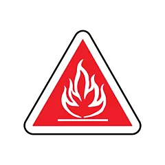 Accuform Signs Flammable CSA Safety Sign, 12
