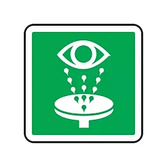 Accuform Signs Enseigne de sécurité CSA - douche oculaire, 12