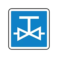 Accuform Signs Enseigne de sécurité CSA - soupape, 12