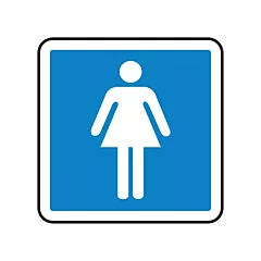 Accuform Signs Enseigne de sécurité CSA - femmes, 12