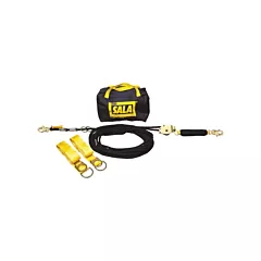 3M DBI Sala Fall Protection Sayfline™ Horizontal Lifeline System, 60', 2 No. of SRLs, Kernmantle, Swivel, Snap Hook (7600705)