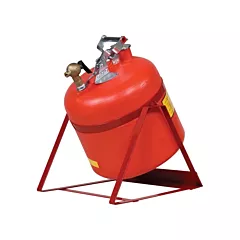 Justrite Laboratory Safety Cans, Steel, 5 US gal., Red, I, FM Approved (14535)