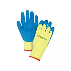 Zenith Safety Products Gants haute visibilité doublés d'acrylique & enduits de caoutchouc