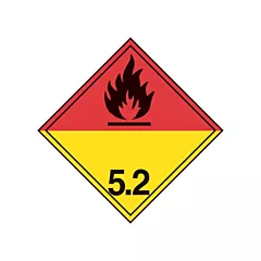 Incom Top Tape & Label Organic Peroxide TDG Placard