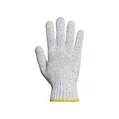 Superior Glove Works Ltd. Gant tricoté Superior(MD) SNF, Grand, Polyester, Sans revêtement, 7 Calibre, Blanc (SNF/L)