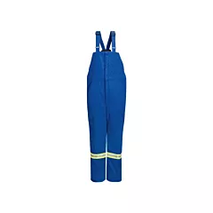 Bulwark Deluxe Flame-Resistant Insulated Bib Overalls with Reflective Trim