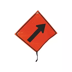 Signel Enseigne enroulable flèche oblique vers la droite, 24